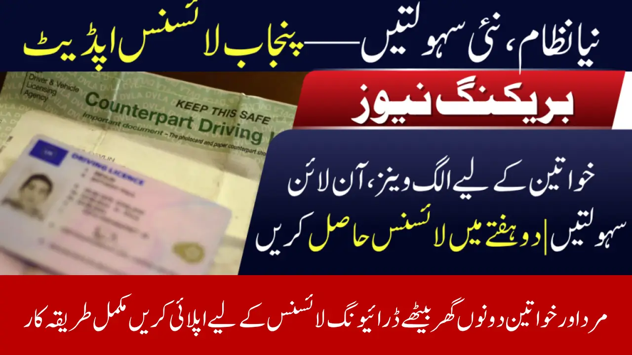 Punjab Driving License 2025 Easy Online Application & New Reforms Update