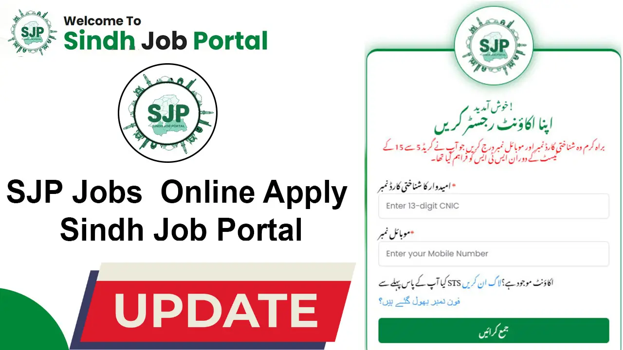 SJP Sindh Job Portal Login Registration Process 2025 Step By Step Guide