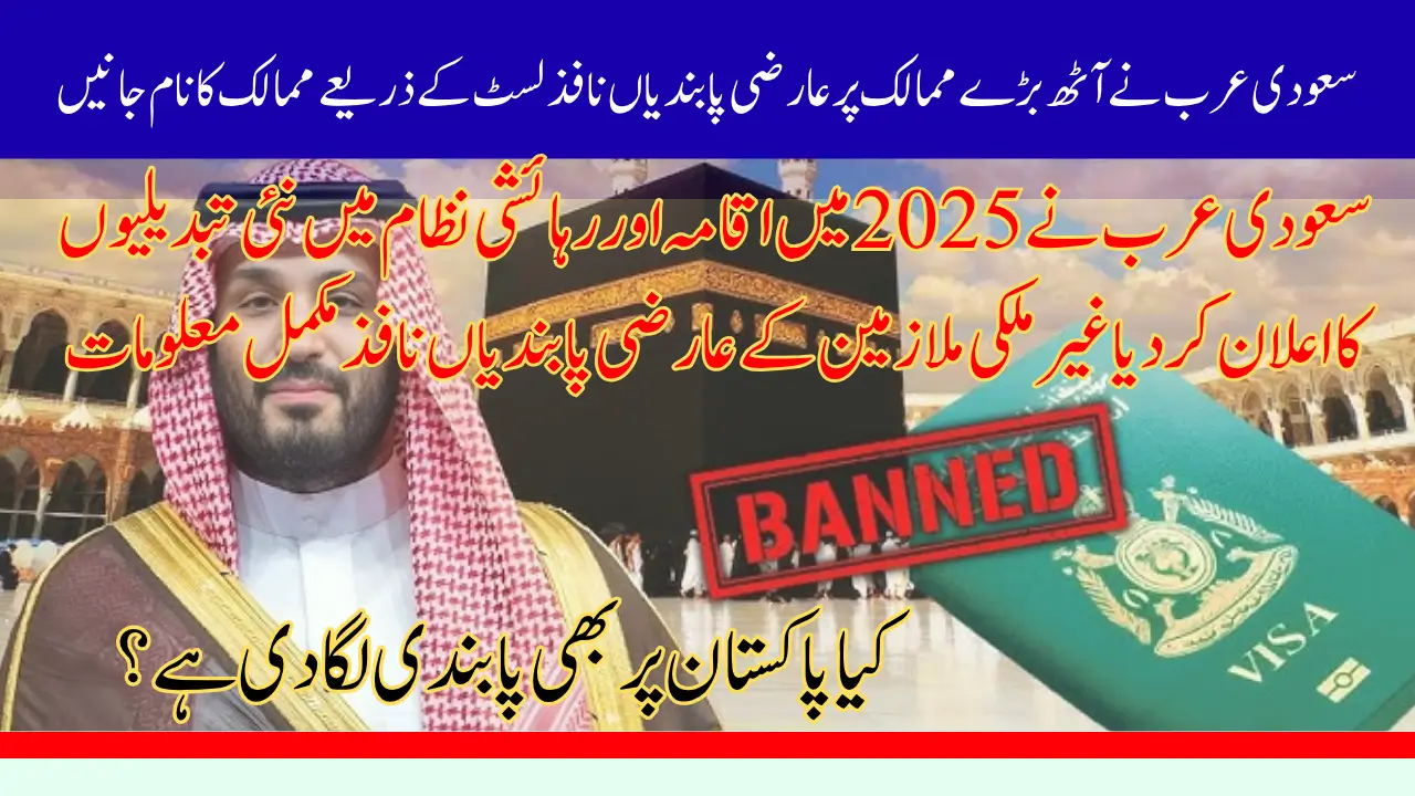 Saudi Arabia Iqama Ban 2025 Full List of Affected Countries and New Rules