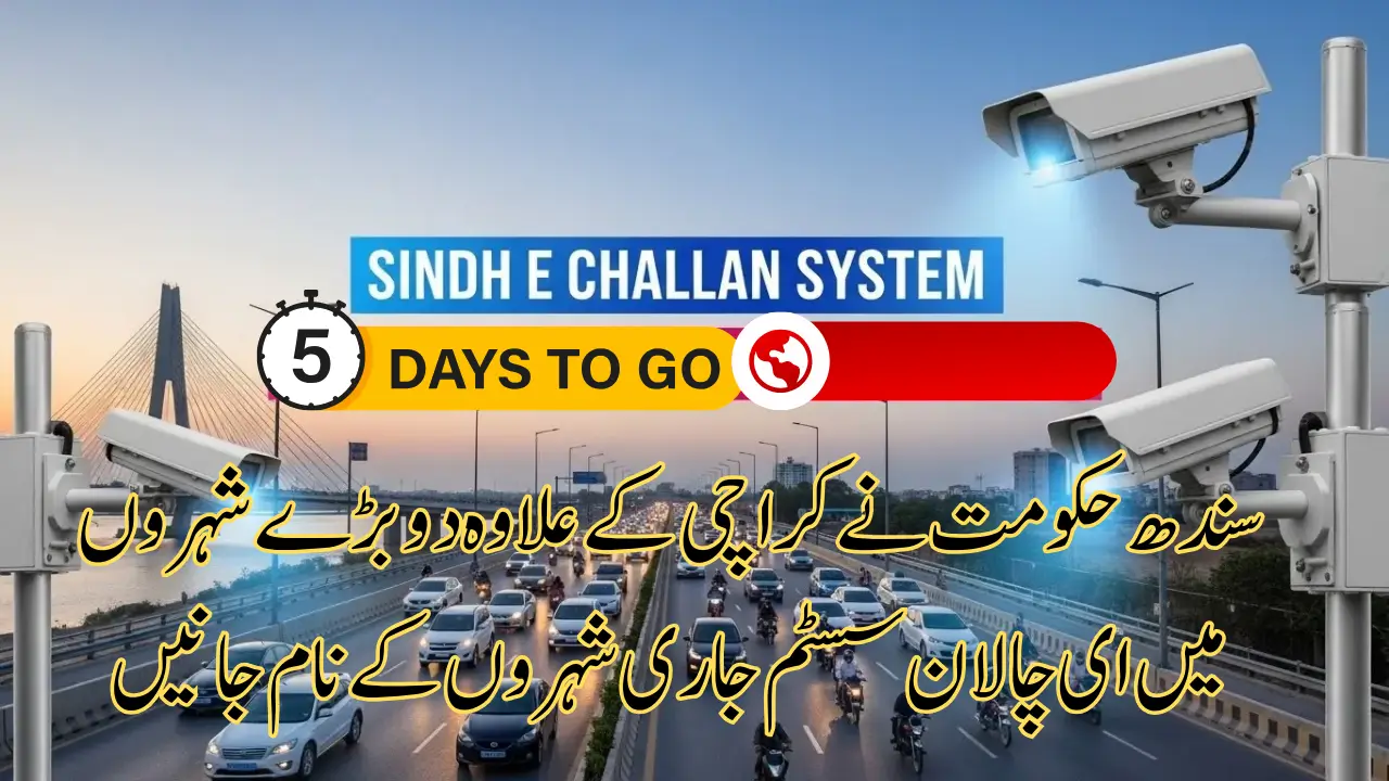 Sindh Expands E-Challan System Now Available in 2 More Cities for Faster Traffic Fines 2025