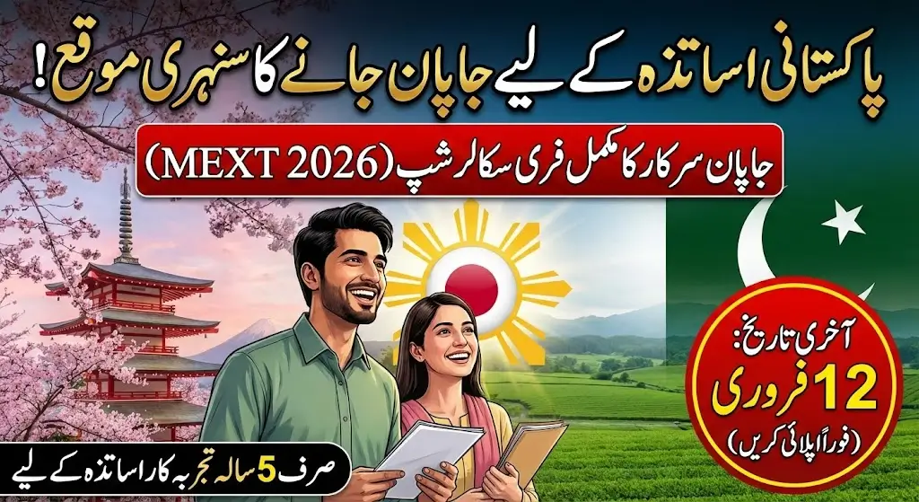 Japan Mext Scholarship Pakistani Teachers Who Can Qualify For Scholarship Know Quick Details